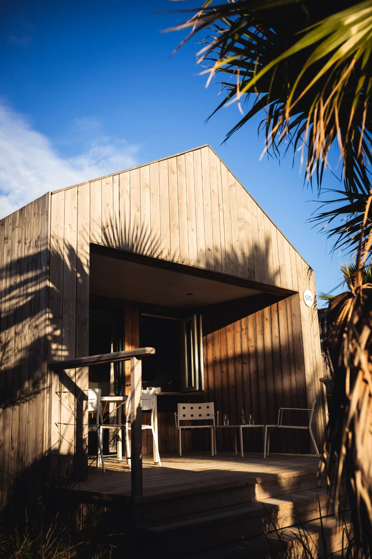 Cabane 2 chambres - living