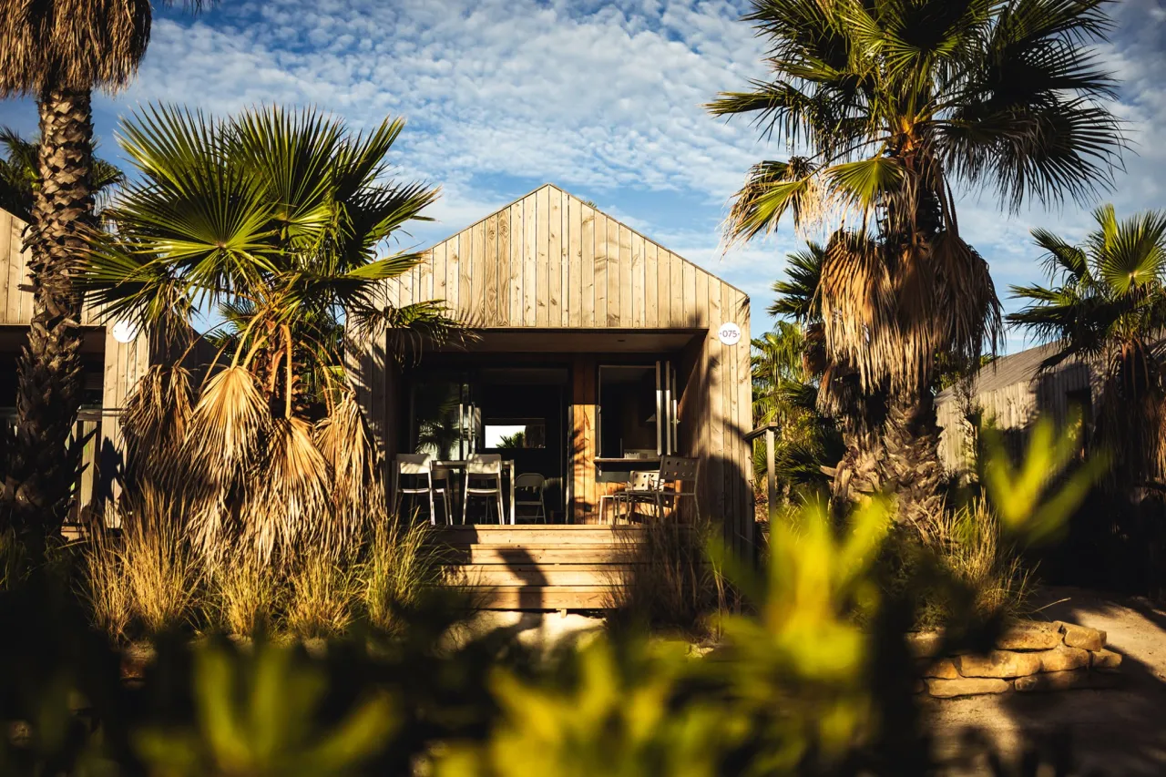 Cabane 2 chambres - living