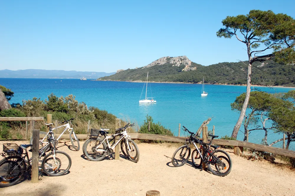 balade à vélo sur la presqu'île de giens